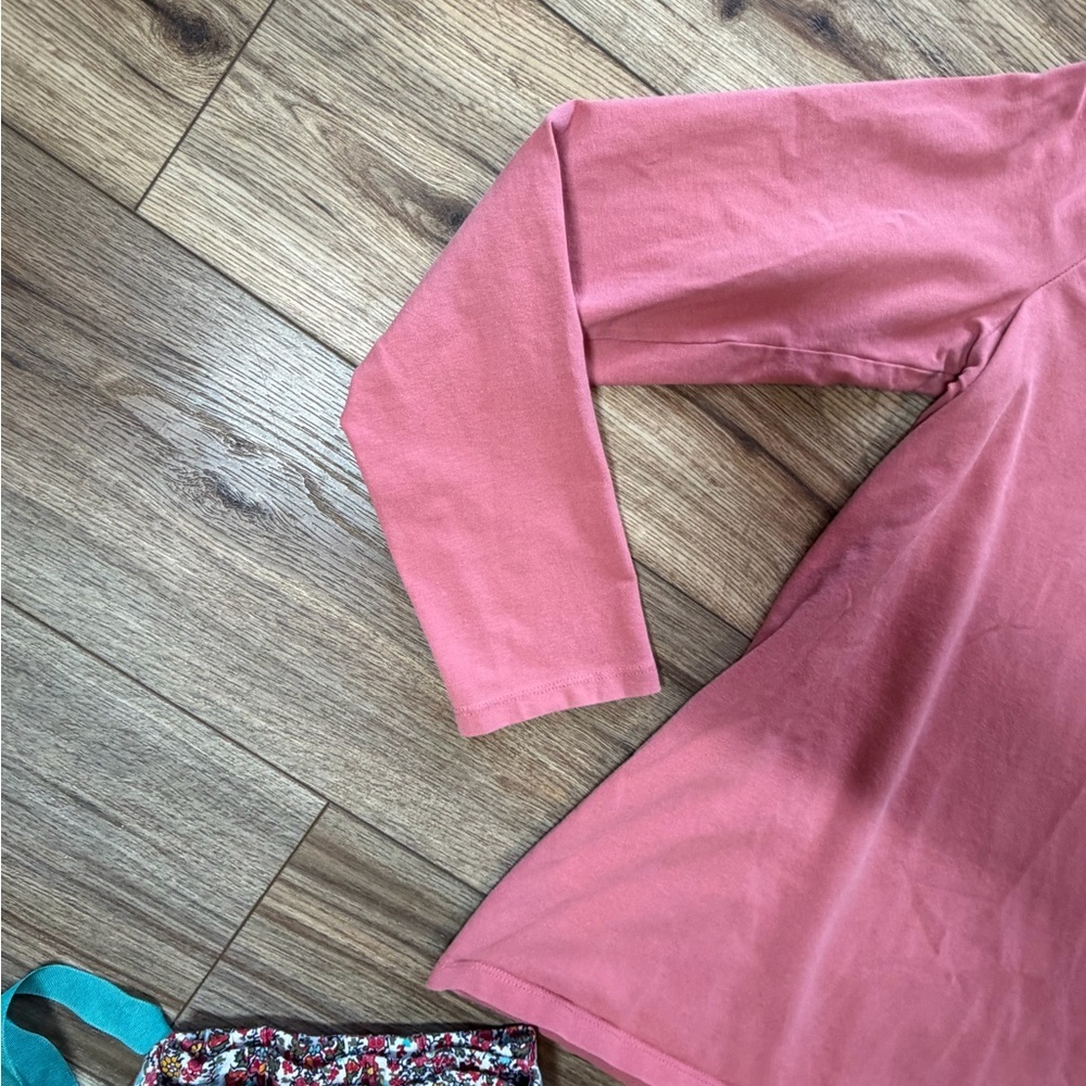 Lands' End 2-piece knit Floral long sleeve pajama set - Picture 6 of 11